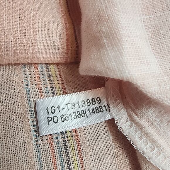 Tommy Bahama Shirt Mens XL Plaid Linen Camp Loop Collar Coconut Buttons Sur Mer - Picture 16 of 16